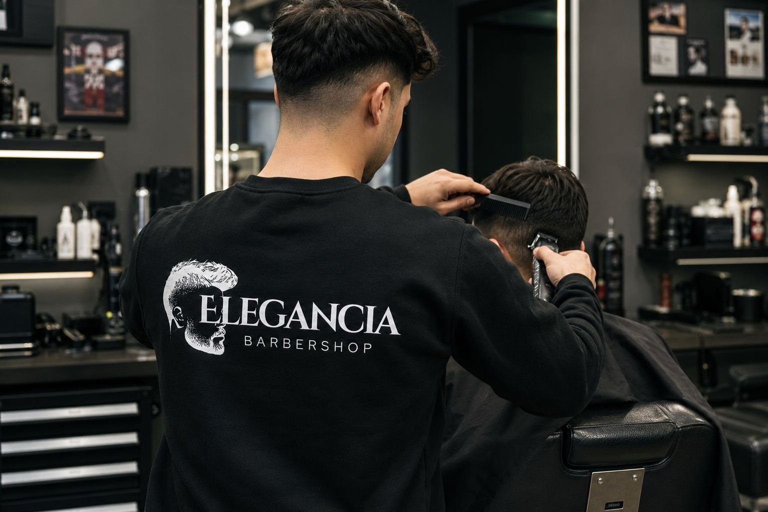 Elegancia Barbershop interieur